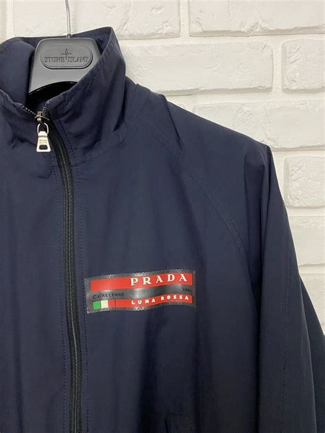 Vintage Prada Luna Rossa Challenge 2003 Jacket Chest Logo 